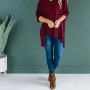 Brand New Relaxed Tunic (BLACK) Size L